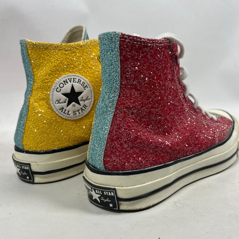 CONVERSE Sneakers M5.5 W7.5 All Star JW Anderson Chuck 70 Hi Top Glitter Barbosa - Picture 9 of 15